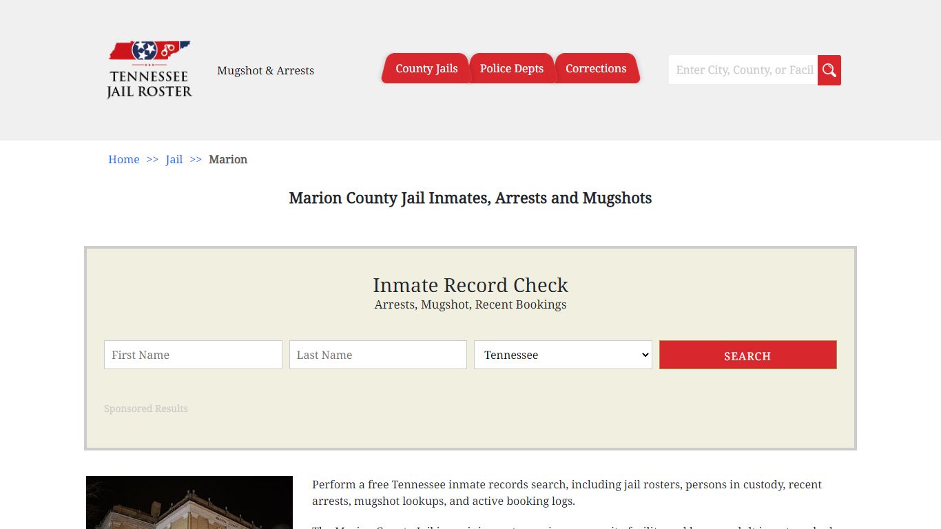 Marion County Jail Inmates, Arrests and Mugshots